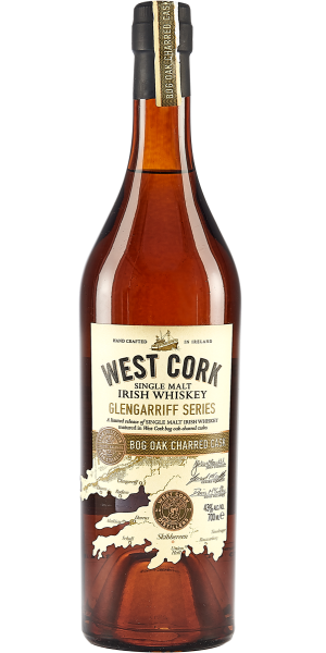WHISKEY WEST CORK BOG OAK CHARRED CASK SINGLE MALT
