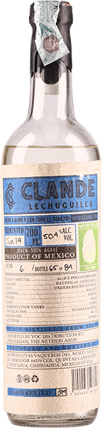 LECHUGUILLA CLANDE TAVI TORRES JOVEN 100% AGAVE LOTE 6