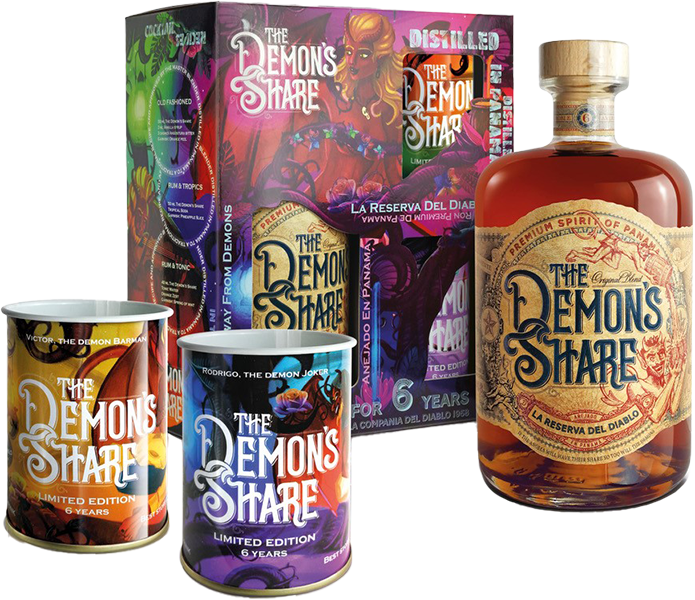 THE DEMON'S SHARE 6 YO GIFT GLASS PACK | PB