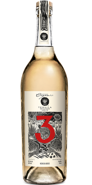 TEQUILA 123 TRES ORGANIC AÑEJO