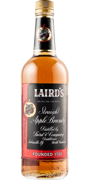 APPLE BRANDY LAIRD'S & COMPANY STRAIGHT 100 PROOF