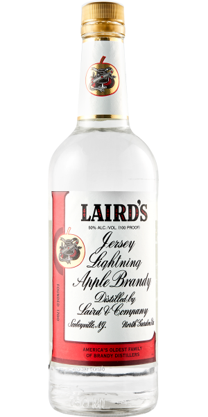 APPLE BRANDY LAIRD'S & COMPANY JERSEY LIGHTNING 100 PROOF