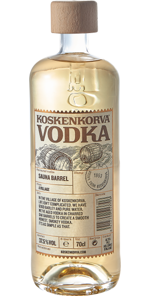 VODKA KOSKENKORVA SAUNA BARREL