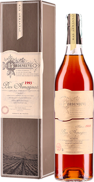 ARMAGNAC CHATEAU DE BORDENEUVE MILLESIME 1993|AC