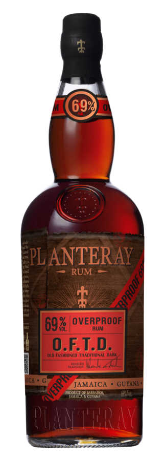RUM PLANTERAY OFTD OVERPROOF POURING