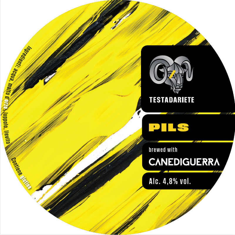 Testadariete - w/Canediguerra - Pils -  4,8% - Keykeg 20L