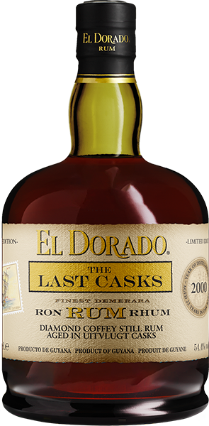 RUM EL DORADO - THE LAST CASKS 2000 DIAMOND COFFEY - UITVLUGT CASK AGE