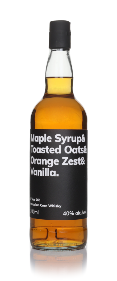 WHISKY & WHISKY MAPLE SYPRUP & TOASTED OATS & ORANGE ZEST & VANILLA 8Y