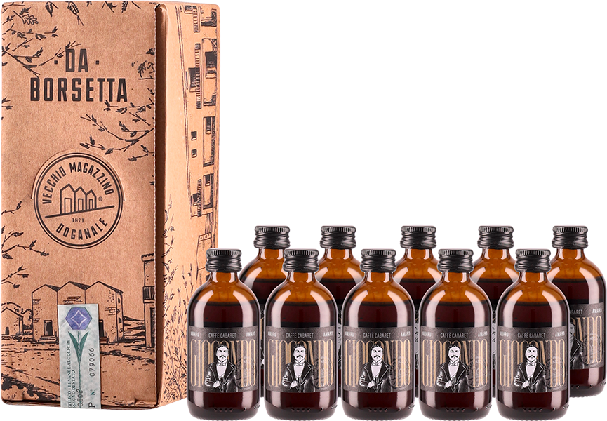 LIQUORE GIOCONDO CAFFÈ CABARET ESPOSITORE MIGNON DA BORSETTA | EB