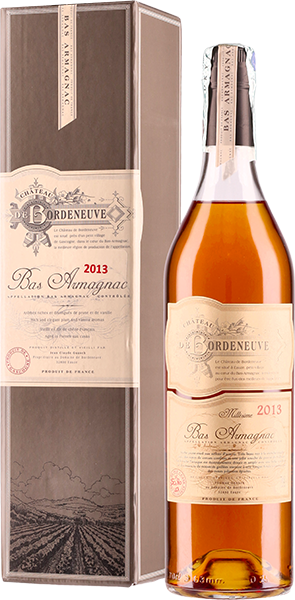 ARMAGNAC CHATEAU DE BORDENEUVE MILLESIME 2013|AC