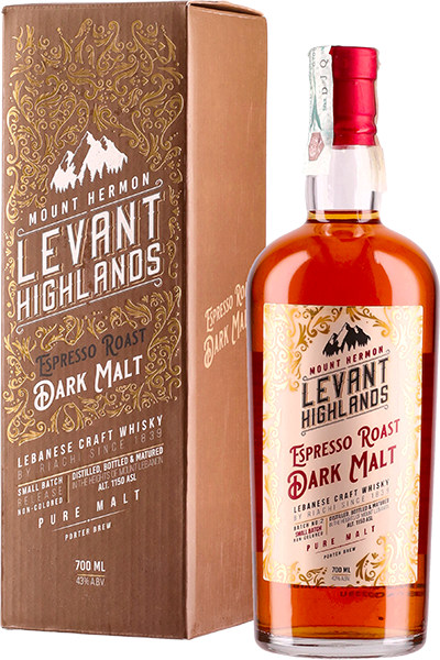 WHISKY LEVANT HIGHLANDS MOUNT HERMON - PORTER BREW