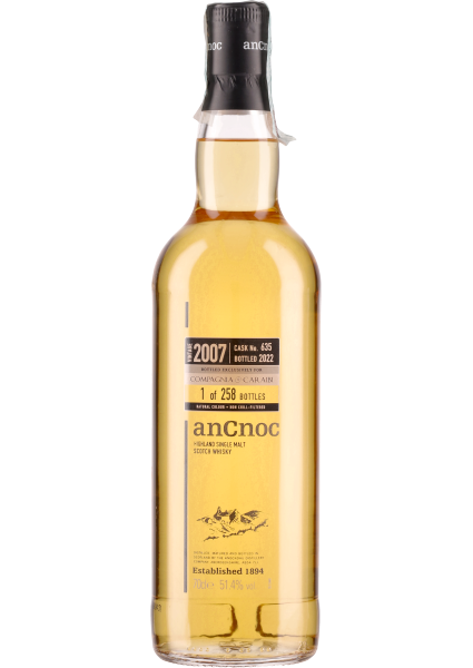 WHISKY ANCNOC VINTAGE 2007 #635 BOURBON SELECTED BY CDC | TC