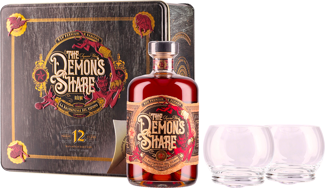 RUM THE DEMON S SHARE 12YO CHRISTMAS PACK