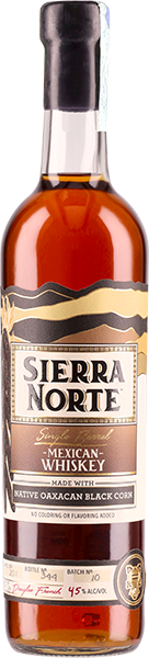 WHISKEY SIERRA NORTE 85% MAIZ NEGRO