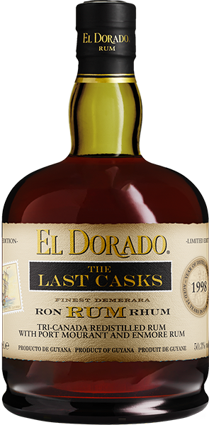 RUM EL DORADO - THE LAST CASKS 1998 TRI-CANADA REDISTILLED - PORT MOURANT - ENMORE (Black)