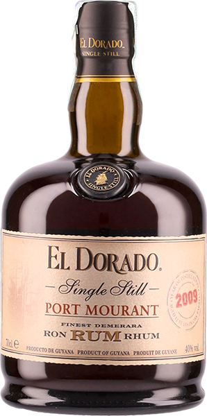 RUM EL DORADO - SINGLE STILL PORT MOURANT 2009