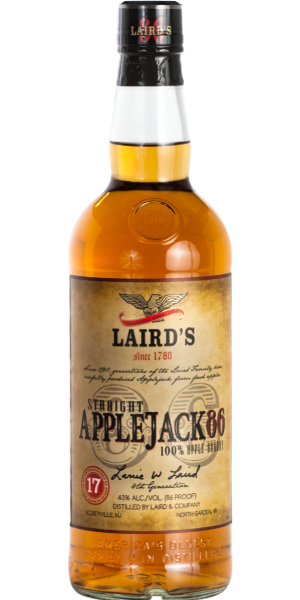 APPLE BRANDY LAIRD'S & COMPANY APPLEJACK STRAIGHT 86 PROOF