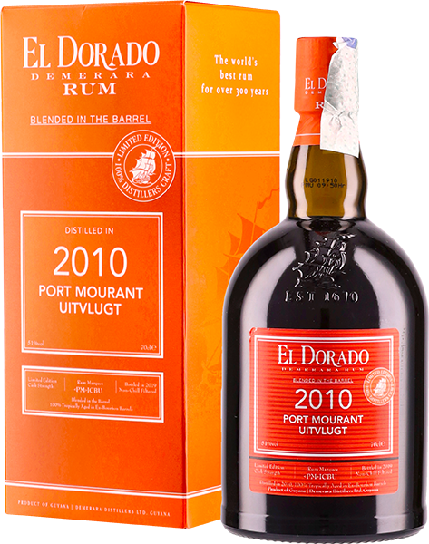 RUM EL DORADO ORANGE PORT MOURANT - UITVLUGT 2010 | AC