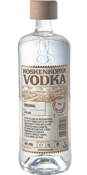 VODKA KOSKENKORVA ORIGINAL POURING