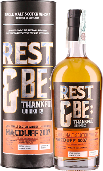 WHISKY REST & BE MACDUFF 2007 HHD |TC