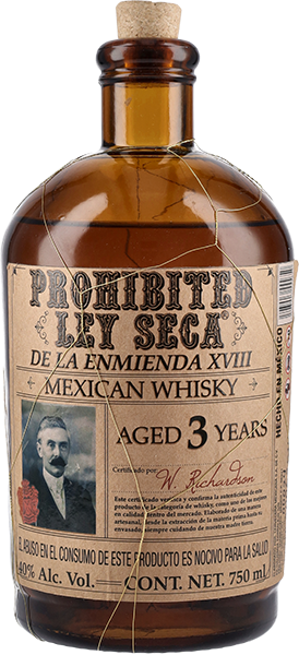 WHISKY PROHIBITED LEY SECA