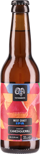 Testadariete - w/Canediguerra - West Coast IPA - 6,0% - 12 Bottiglie x 33 cl