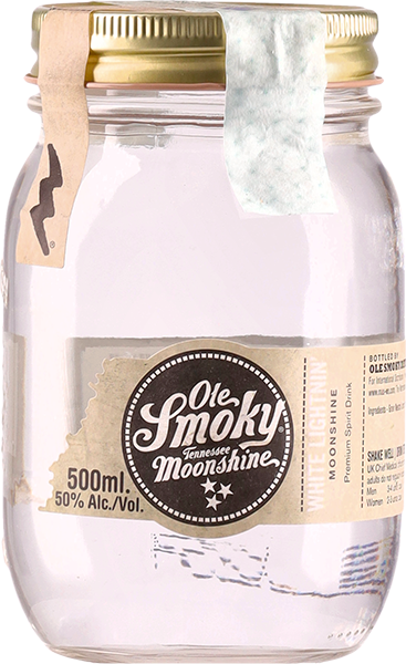 CEREAL SPIRIT DRINK OLE SMOKY MOONSHINE WHITE LIGHTNIN' WHITE WHISKEY