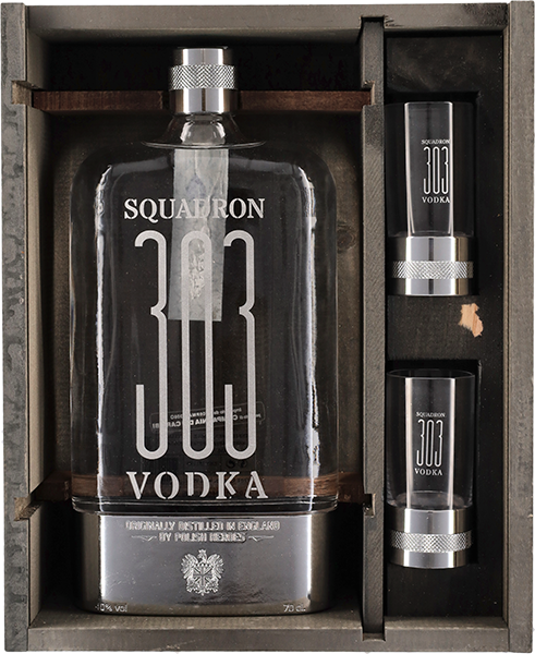VODKA SQUADRON 303 GIFT GLASS PACK | PB