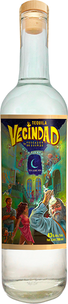 TEQUILA VECINDAD BLANCO 100% TEQUILANA WEBER