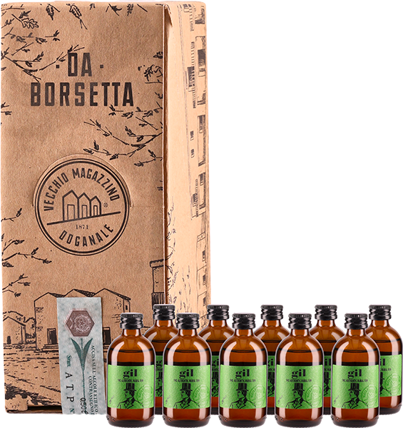 GIN GIL ITALIAN PEATED ESPOSITORE MIGNON DA BORSETTA | EB