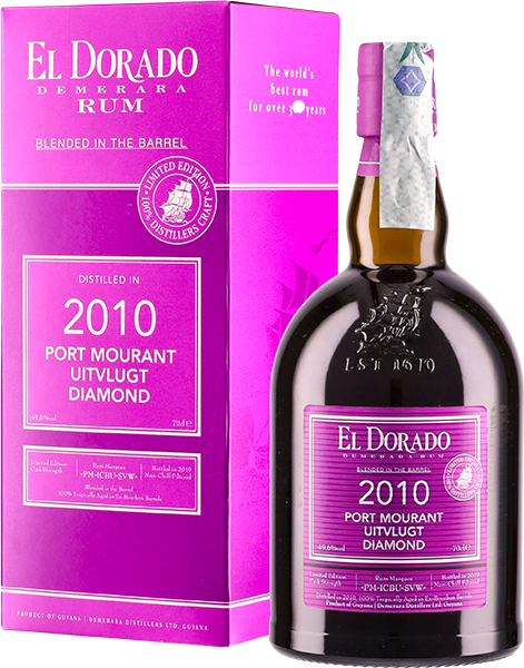 RUM EL DORADO PURPLE PORT MOURANT - UITVLUGT - DIAMOND 2010 | AC