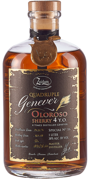 GENEVER ZUIDAM GENEVER SPECIAL N.16 QUADRUPLE OLOROSO SHERRY 4 YO