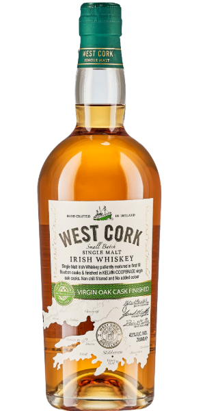 WHISKEY WEST CORK SMALL BATCH VIRGIN OAK CASK FINISH