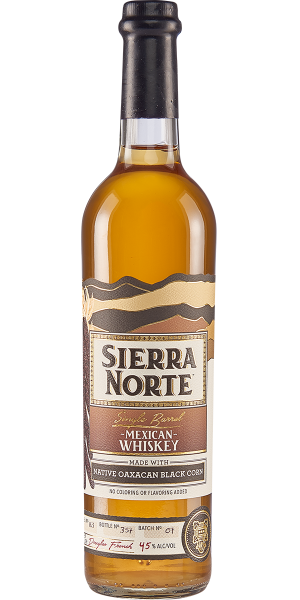 WHISKEY SIERRA NORTE 85% MAIZ NEGRO