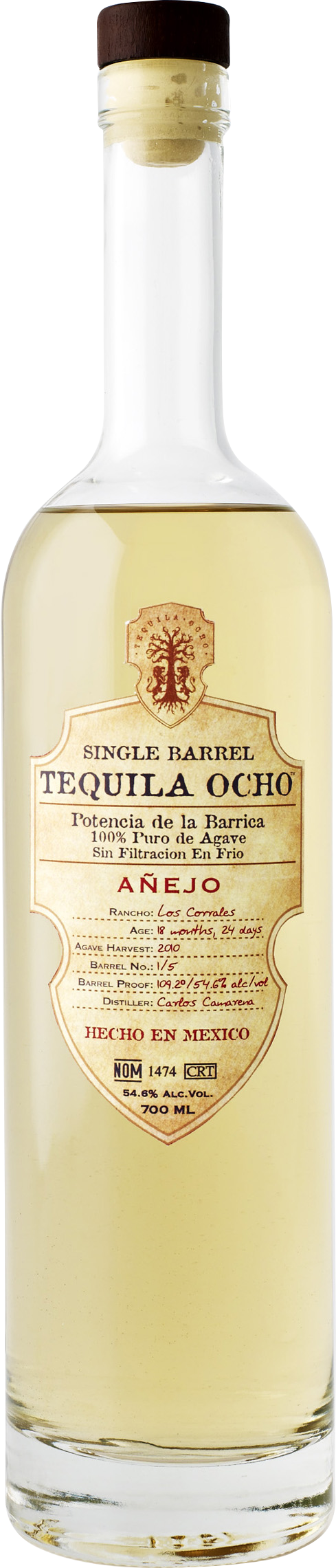 TEQUILA OCHO SINGLE BARREL AÑEJO