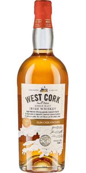WHISKEY WEST CORK SMALL BATCH RUM CASK FINISH